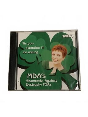 MDA Shamrocks Against Dystrophy Promo CD EP Radio Spots 1998 English NEW